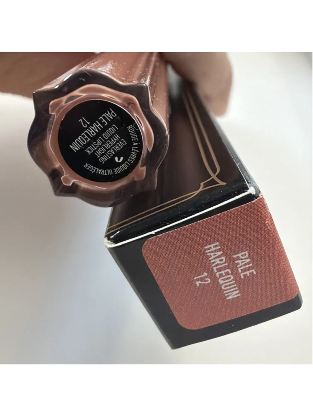 KVD Everlasting Hyperlight Liquid Lipstick Pale Harlequin 12 Full Size 7 mL